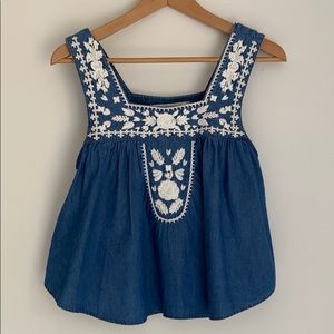 Bohemian Embroidered tank